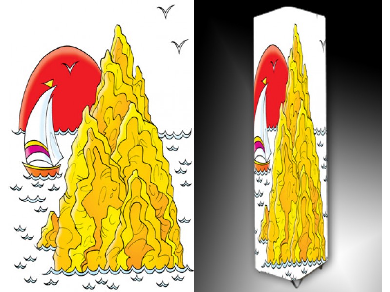 Staande lamp met ledverlichting 1918