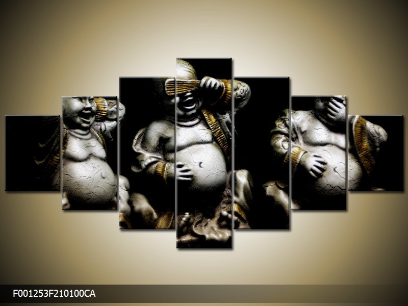 OP VOORRAAD Canvas art schilderij  Boeddha | 210x100 | F001253CA
