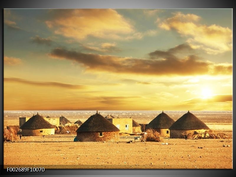 Foto canvas schilderij Natuur | Geel, Bruin