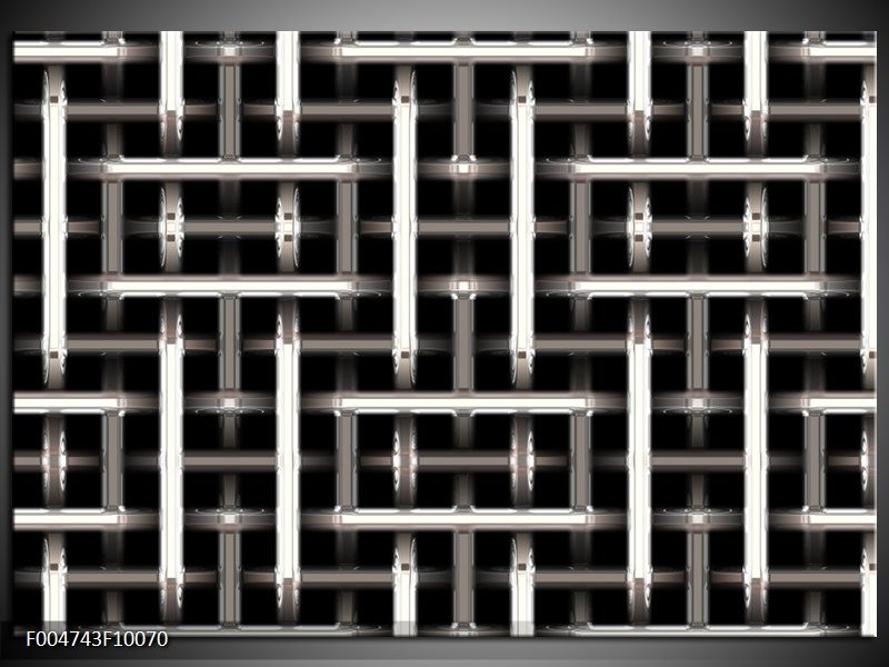 Glas schilderij Modern | Zwart, Wit, Grijs