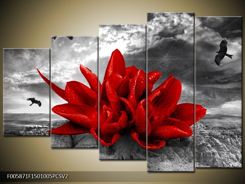 OP VOORRAAD Foto canvas schilderij  Lilium | 150x100cm pcsv2 |  F005871