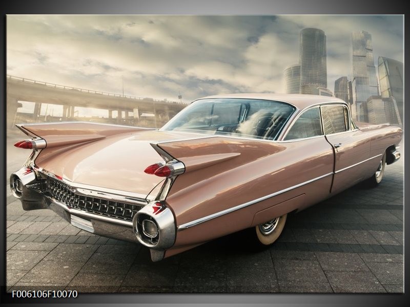 Foto canvas schilderij Oldtimer | Bruin, Grijs