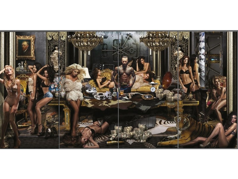 Glasschilderij Eigen ontwerp 160x80 1 luik