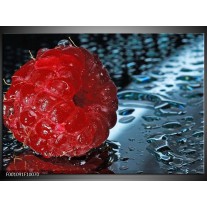 Foto canvas schilderij Fruit | Rood, Grijs, Wit 