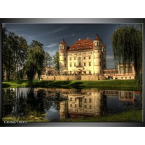 Foto canvas schilderij Natuur | Geel, Groen, Grijs 