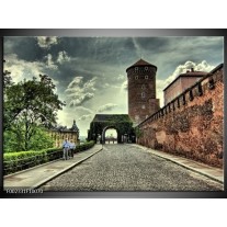 Foto canvas schilderij Krakow | Bruin, Grijs, Groen 