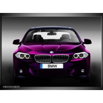 Foto canvas schilderij BMW | Paars, Grijs 