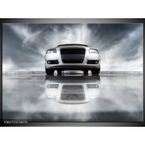 Foto canvas schilderij Audi | Wit, Grijs, Zwart 