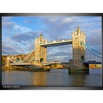 Foto canvas schilderij England | Grijs, Blauw, Wit 