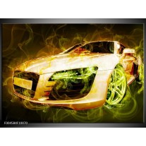 Foto canvas schilderij Audi | Bruin, Groen 