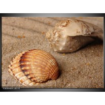 Foto canvas schilderij Zand | Bruin, Creme 