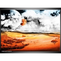 Foto canvas schilderij Natuur | Rood, Bruin, Grijs 