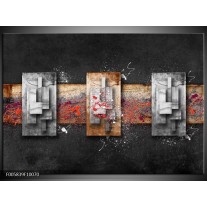 Foto canvas schilderij Modern | Grijs, Zwart 