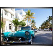 Foto canvas schilderij California | Groen, Blauw, Wit 