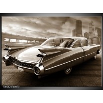 Canvas Schilderij Auto, Oldtimer | Sepia