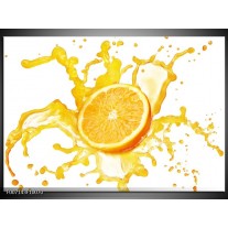 Canvas Schilderij Fruit, Keuken | Geel, Wit