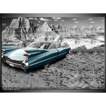 Canvas Schilderij Oldtimer, Auto | Zwart, Wit