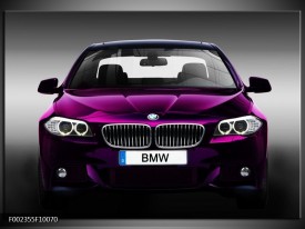 Foto canvas schilderij BMW | Paars, Grijs