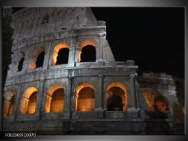 Foto canvas schilderij Rome | Geel, Grijs, Zwart