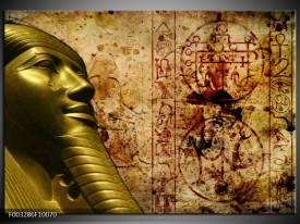 Foto canvas schilderij Egypte | Bruin, Goud, Grijs