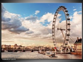 Foto canvas schilderij Water | Blauw, Grijs