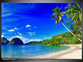 Foto canvas schilderij Vakantie | Blauw, Groen