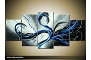 OP VOORRAAD  Acrylverf schilderijen | Modern | Kleur: Grijs , Blauw | BB00523