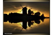 OP VOORRAAD Foto canvas schilderij Molen | 100x70cm | F002333