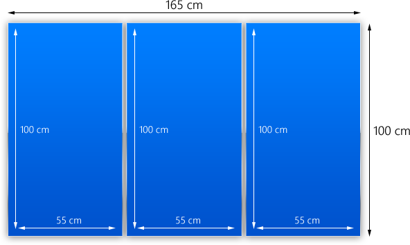 GLASSCHILDERIJ Home | Kleur: Bruin | 165X100cm F005778V (OP VOORRAAD)